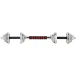 Sztangielki - sztanga w walizce chrom HMS STC21 2x10kg 