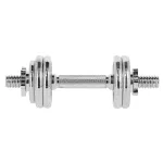 Zestaw chromowanych sztangielek w walizce 2x7,5 kg HMS STC15 Zestaw chromowanych sztangielek w walizce 2x7,5 kg HMS STC15