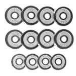 Zestaw chromowanych sztangielek w walizce 2x7,5 kg HMS STC15 Zestaw chromowanych sztangielek w walizce 2x7,5 kg HMS STC15