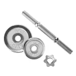 Zestaw chromowanych sztangielek w walizce 2 x 10 kg HMS STC20