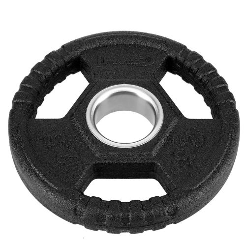 Talerz olimpijski HMS TOH02 czarny - 2,5 KG Talerz olimpijski HMS TOH02 czarny - 2,5 KG