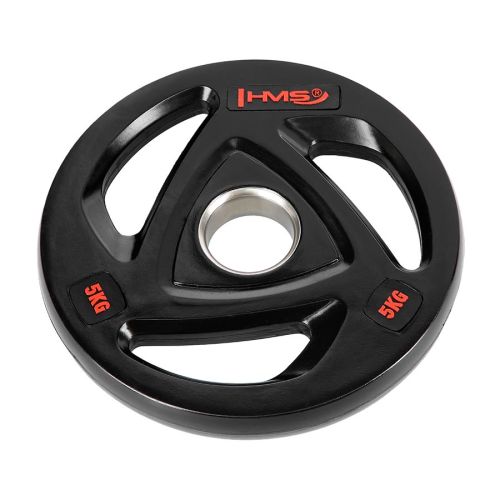Talerz olimpijski ogumowany HMS TOX05 5 kg Talerz olimpijski ogumowany HMS TOX05 5 kg