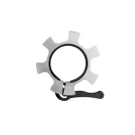 Zaciski Lock Jaw HMS ZG1500 srebrne - 2 szt. Zaciski Lock Jaw HMS ZG1500 srebrne - 2 szt.