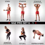 Zestaw ciężarów ogumowanych HMS Proset SGZ230 30 kg w walizce Zestaw ciężarów ogumowanych HMS Proset SGZ230 30 kg w walizce