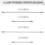 Zestaw do ćwiczeń siłowych HMS TX02 Zestaw do ćwiczeń siłowych HMS TX02
