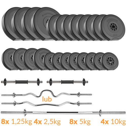 Zestaw obciążeń Sapphire Solid 115 kg