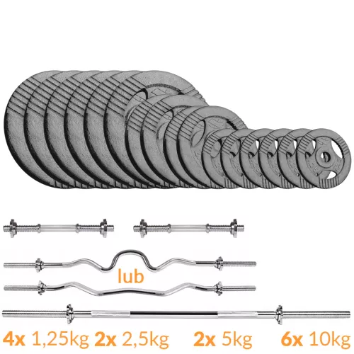 Zestaw obciążeń Xylo Master 97 kg