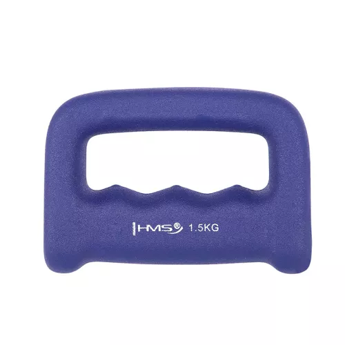 Ciężarek kastet żeliwny pokryty neoprenem HMS CK15 2x1.5 kg - dark blue