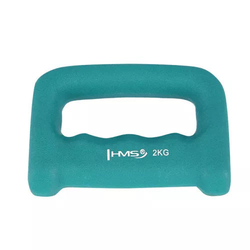 Ciężarek kastet żeliwny pokryty neoprenem HMS CK20 2x1 kg - turquoise Ciężarek kastet żeliwny pokryty neoprenem HMS CK20 2x1 kg - turquoise