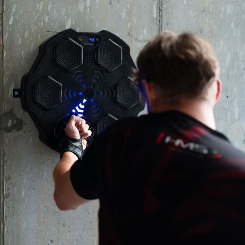Elektroniczna tarcza bokserska HMS TB02 bluetooth z muzyką i rękawicami Elektroniczna tarcza bokserska HMS TB02 bluetooth z muzyką i rękawicami