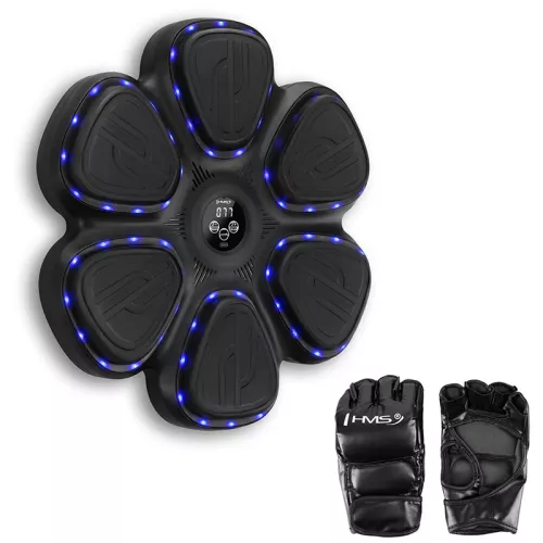 Elektroniczna tarcza bokserska HMS TB12 bluetooth z muzyką i rękawicami Elektroniczna tarcza bokserska HMS TB12 bluetooth z muzyką i rękawicami