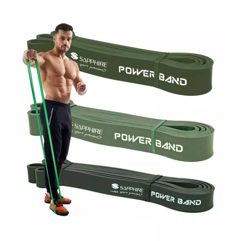 Zestaw gum Sapphire Power Band — 3 sztuki