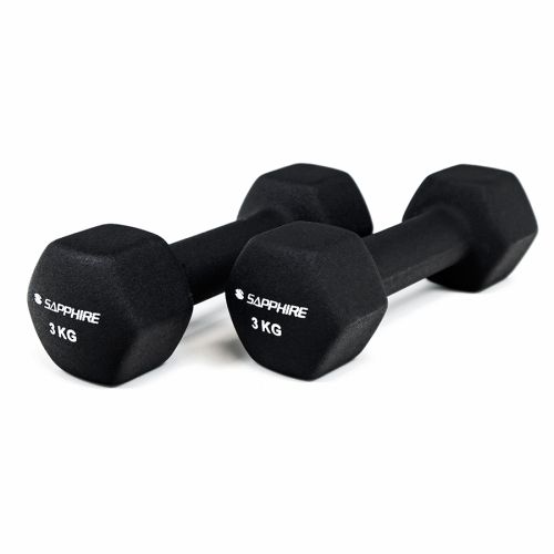 Hantelki fitness Sapphire SG-1103DV 2x3 kg Hantelki fitness Sapphire SG-1103DV 2x3 kg