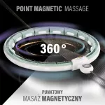 Hula hop z magnesem i obciążnikiem + licznik HMS HHM15 - zielony Hula hop z magnesem i obciążnikiem + licznik HMS HHM15 - zielony