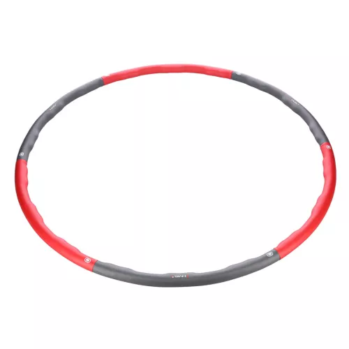 Hula hop HMS HHP002 100 cm 1,2 kg - czerwono-szary