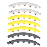 Hula hop masujący z magnesami HMS HHP005 85 cm - szaro-żółty Hula hop masujący z magnesami HMS HHP005 85 cm - szaro-żółty