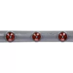Hula hop masujący z magnesami HMS HHP005 85 cm - szaro-żółty Hula hop masujący z magnesami HMS HHP005 85 cm - szaro-żółty