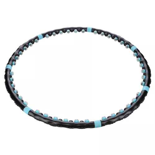 Hula hop masujący z magnesami HMS HHP006 98 cm - czarno-niebieski