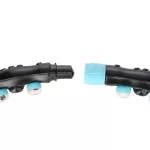 Hula hop masujący z magnesami HMS HHP006 98 cm - czarno-niebieski Hula hop masujący z magnesami HMS HHP006 98 cm - czarno-niebieski