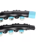 Hula hop masujący z magnesami HMS HHP006 98 cm - czarno-niebieski Hula hop masujący z magnesami HMS HHP006 98 cm - czarno-niebieski