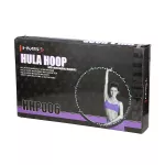 Hula hop masujący z magnesami HMS HHP006 98 cm - czarno-niebieski Hula hop masujący z magnesami HMS HHP006 98 cm - czarno-niebieski