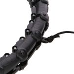 Hula hop z wypustkami i obciążnikiem HMS HHW11 Plus Size - czarny