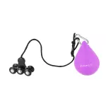 Hula hop z wypustkami i obciążnikiem HMS HHW12 Plus size - fioletowy Hula hop z wypustkami i obciążnikiem HMS HHW12 Plus size - fioletowy