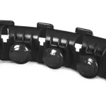 Hula hop z wypustkami i obciążnikiem Sapphire SG-059 - czarne