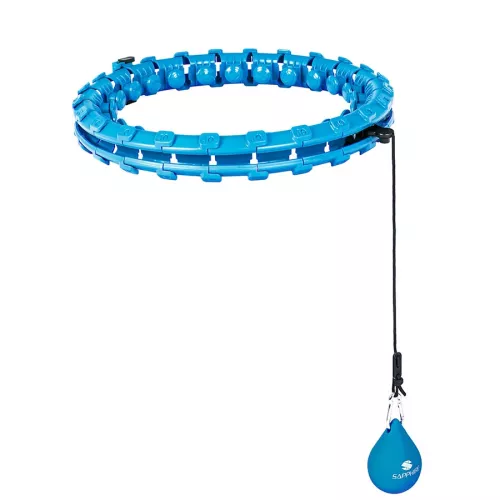 Hula hop z wypustkami i obciążnikiem Sapphire SG-059