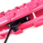 Hula hop z wypustkami i obciążnikiem Sapphire SG-059 - różowe