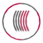 Hula hop Virtufit 100 cm - czerwono-szara