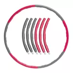 Hula hop Virtufit 100 cm - czerwono-szara