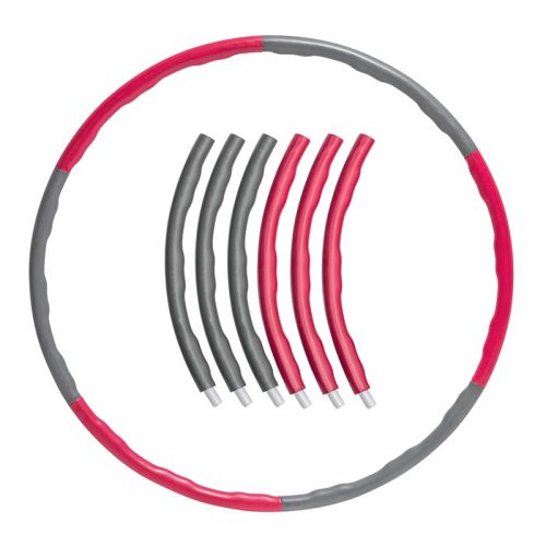 Hula hop Virtufit 100 cm - czerwono-szara