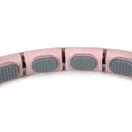 Hula hop z licznikiem, wypustkami i obciążnikiem Sapphire SG-067 - różowe