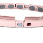 Hula hop z licznikiem, wypustkami i obciążnikiem Sapphire SG-067 - różowe