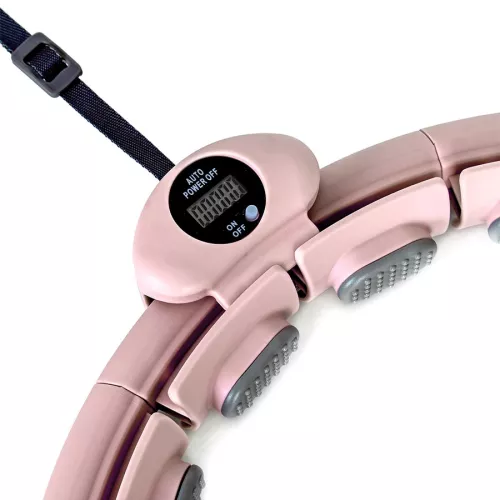 Hula hop z licznikiem, wypustkami i obciążnikiem Sapphire SG-067
