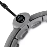 Hula hop z licznikiem, wypustkami i obciążnikiem Sapphire SG-067 - szare