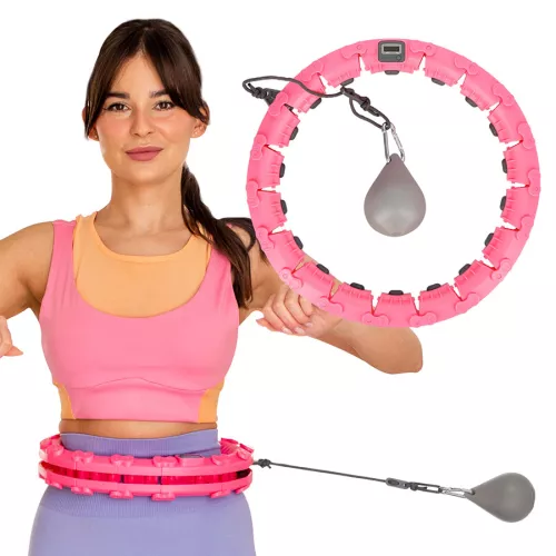 Hula hop z obciążnikiem i licznikiem FH03