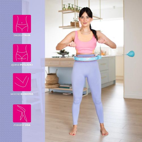 Hula hop z obciążnikiem i licznikiem FH06 Hula hop z obciążnikiem i licznikiem FH06