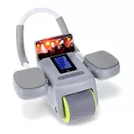 Koło do ćwiczeń mięśni brzucha automatyczne z wyświetlaczem LCD HMS KA08 - szare Koło do ćwiczeń mięśni brzucha automatyczne z wyświetlaczem LCD HMS KA08 - szare