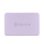 Kostka do jogi z pianki Gaiam Lilac Point 63748