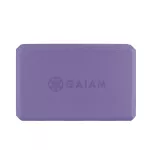 Kostka do jogi z pianki Gaiam 52214 - fioletowa Kostka do jogi z pianki Gaiam 52214 - fioletowa