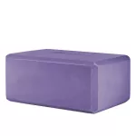 Kostka do jogi z pianki Gaiam 52214 - fioletowa Kostka do jogi z pianki Gaiam 52214 - fioletowa