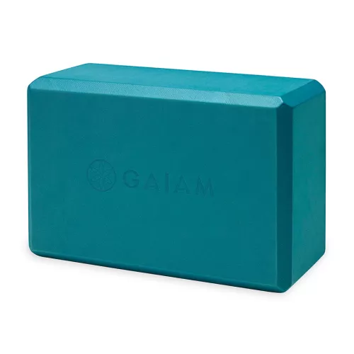 Kostka do jogi z pianki Gaiam 59181 - niebieska