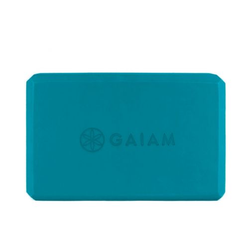 Kostka do jogi z pianki Gaiam 59181 - niebieska
