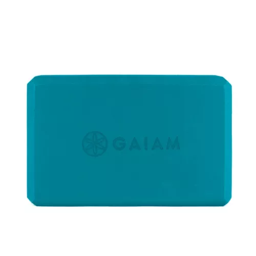 Kostka do jogi z pianki Gaiam 59181 - niebieska