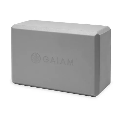 Kostka do jogi z pianki Gaiam 61350 - szara