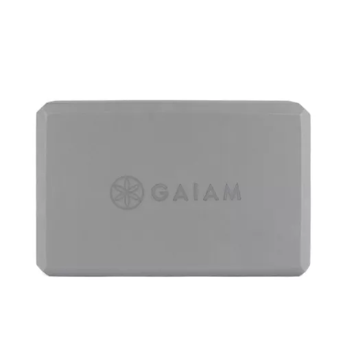 Kostka do jogi z pianki Gaiam 61350 - szara