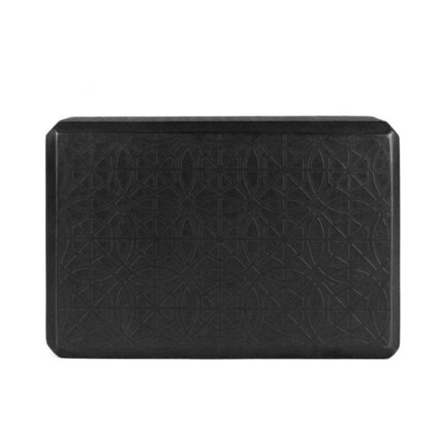 Kostka do jogi z pianki Gaiam Embossed Black 63438
