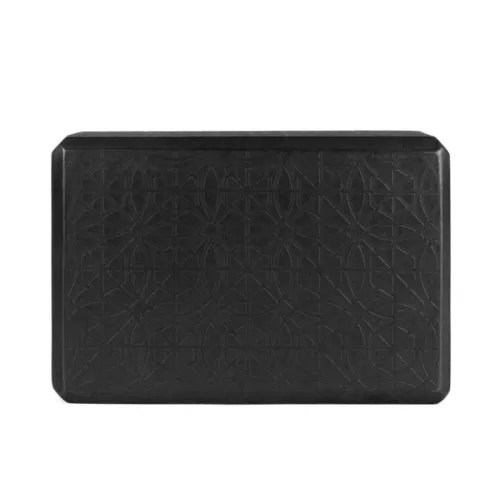 Kostka do jogi z pianki Gaiam Embossed Black 63438 